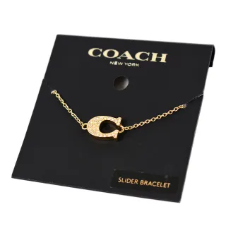 【COACH】經典C字水鑽手鍊-銀色 歷史價格詳細信息