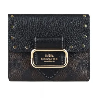 【COACH】coach 鉚釘愛心迷你零錢包鑰使圈禮盒組黑色/黃色/藍色(贈原廠紙袋聖誕節交換禮物) 歷史價格詳細信息