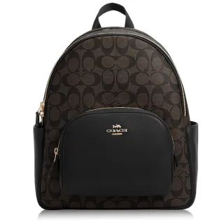 【COACH】COURT金屬LOGO皮革雙層拉鍊後背包(多款可選) 歷史價格詳細信息