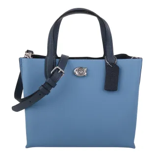 COACH 藍金屬標誌防水帆布押扣短夾-透明視窗 歷史價格詳細信息