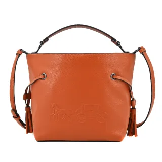 COACH 壓印大馬車LOGO藍綠撞色皮革掀蓋馬鞍斜背包 歷史價格詳細信息