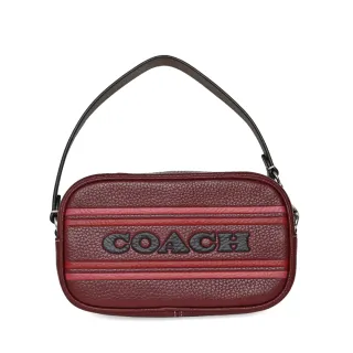 COACH 荔枝皮革方型卡夾拉鍊鍊帶零錢包(黑色) 歷史價格詳細信息