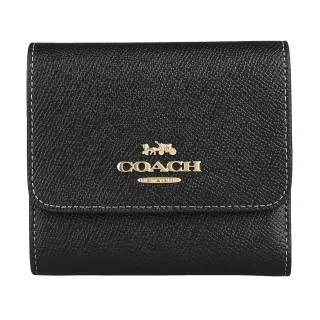 【COACH】金字馬車Logo 防刮皮革附可拆提把長夾(淺腮紅粉) 歷史價格詳細信息