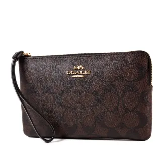 【COACH】立體馬車防刮皮革大手拿包-白色 歷史價格詳細信息