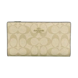 COACH電光藍荔枝紋全皮釦式雙摺C字拉鍊袋短夾 歷史價格詳細信息