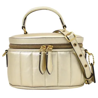 COACH 經典 皮革 手提包 肩背包 側背包 F08A03 米白色 名牌精品包 二手真品有LV Chanel 歷史價格詳細信息