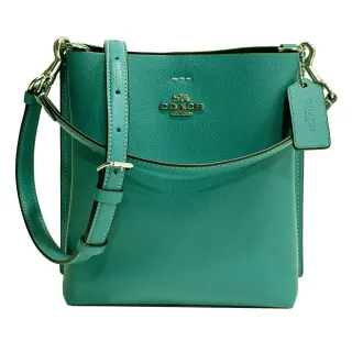 【COACH】經典LOGO素面牛皮手拿包/零錢包(粉橘) 歷史價格詳細信息