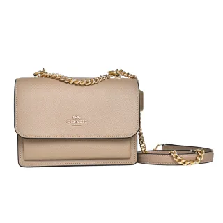 COACH灰褐色鍊飾圖印荔枝紋全皮手掛拉鍊長夾 歷史價格詳細信息