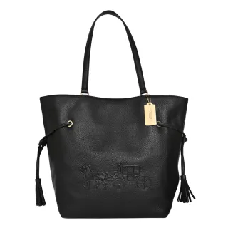 COACH ANDY 鏈鎖卵石皮革斜背/兩用福袋包(黑) 歷史價格詳細信息