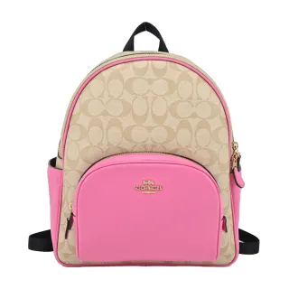【COACH】COURT金屬LOGO皮革雙層拉鍊後背包(多款可選) 歷史價格詳細信息