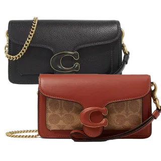 【COACH】TABBY 20 質感荔枝紋皮革金屬C字肩背/斜背兩用酒神包(-深石灰色) 歷史價格詳細信息