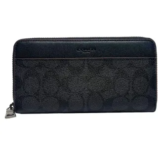 【COACH】男生 皮夾 1+1活動可拆式夾層 經典緹花LOGO PVC 防刮小牛皮 男款 短夾(C6331 3008 74993 75371) 歷史價格詳細信息