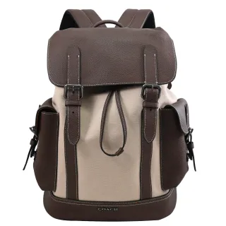 束口皮革後背包 米白色  AMINAH~【am-0214】 歷史價格詳細信息