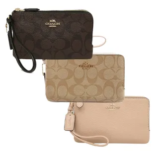 【COACH】立體馬車防刮皮革大手拿包-白色 歷史價格詳細信息