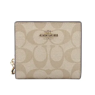 二手 COACH  淺卡其色 長夾 花 現貨【C210853】 歷史價格詳細信息