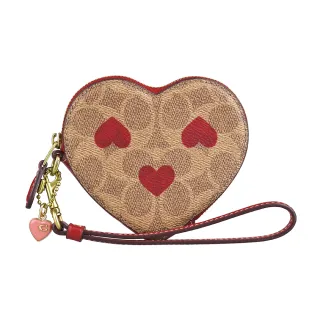 COACH卡其C Logo字印草莓拉鍊中長夾 歷史價格詳細信息