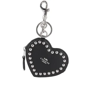 【COACH】coach 鉚釘愛心迷你零錢包鑰使圈禮盒組黑色/黃色/藍色(贈原廠紙袋聖誕節交換禮物) 歷史價格詳細信息