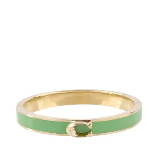 【COACH】C LOGO金色馬蹄扣環女款細皮帶(深咖) 歷史價格詳細信息