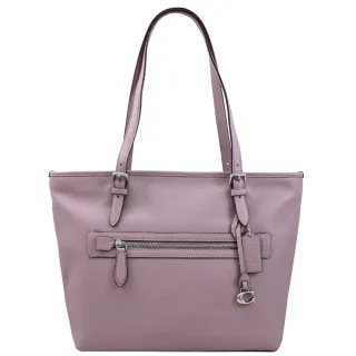 COACH 粉紫色 托特包 肩背包 手提包 麂皮 皮革 二手真品$299 1元起標 歷史價格詳細信息