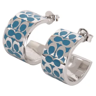 【COACH】銀X藍X金雪花吊飾鑰匙圈包包掛飾 歷史價格詳細信息