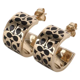 【COACH】金標 滿版防刮拉鍊中型零錢包/手拿包 淺咖啡拼接白 歷史價格詳細信息