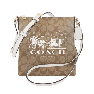 COACH 馬車大馬PVC印寬托特包(棕白) 歷史價格詳細信息