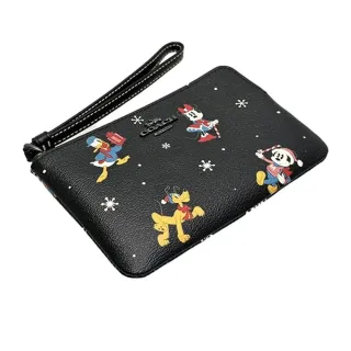 COACH X Disney 聯名款皮革手拿包-眨眼米奇  全新含吊牌保證正品 歷史價格詳細信息