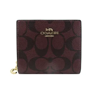 【COACH】大C PVC/皮革雙層/大型手拿包(多款多色任選) 歷史價格詳細信息