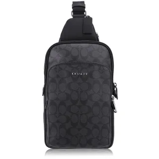 【COACH】經典黑灰老花滿版鐵牌男生皮帶皮革寬版(Coach 91286) 歷史價格詳細信息