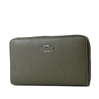 COACH 橄欖綠色鏤空大C LOGO皮革手拿包 廠商直送 現貨 歷史價格詳細信息