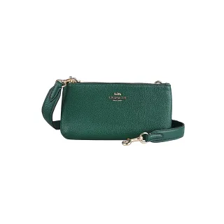 COACH金屬綠霧光全皮復古硬殼方框T釦翻蓋小款斜背包 歷史價格詳細信息