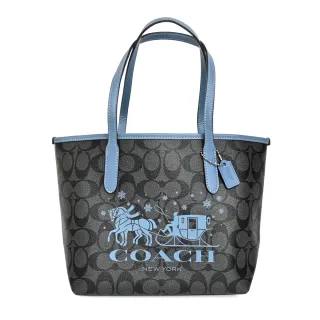 【COACH】PVC Logo馬車方牌前釦袋硬版手提-斜背包(卡其梅紅咖邊) 歷史價格詳細信息