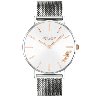 【COACH】官方授權經銷商 經典C字LOGO陶瓷腕錶-32mm/粉(14503806) 歷史價格詳細信息