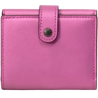 【COACH】桃紅皮革圓標手提斜背馬鞍包 歷史價格詳細信息