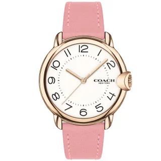 【COACH】官方授權經銷商 氣質茶花貝面晶鑽腕錶-36mm/玫瑰金(14504110) 歷史價格詳細信息