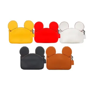 COACH DISNEY綠色滑雪MICKEY全皮拉鍊萬用手拿包  全新含吊牌保證正品 歷史價格詳細信息