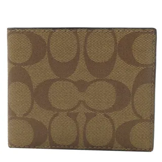 COACH卡其C Logo駝黑真皮方框釦式翻蓋斜背馬鞍包 歷史價格詳細信息