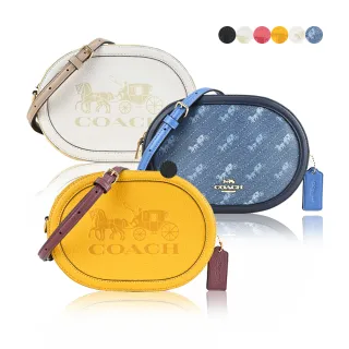 COACH HORSE AND CARRIAGE 馬車LOGO壓印/馬車印花斜背小圓包(多款多色選) 歷史價格詳細信息