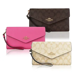 COACH 立體馬車素面荔枝紋皮革雙拉鍊斜背相機包(紅X粉) 歷史價格詳細信息