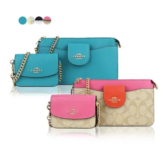 Coach Poppy Leather Canvas Signature C Keychain Chard holder Gold Clip ID 歷史價格詳細信息