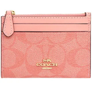 【COACH】粉色滿版LOGO喀什米爾羊毛義大利製大款披肩圍巾 歷史價格詳細信息