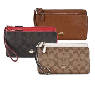COACH 馬車緹花對開拉鍊短夾(卡其棕) 歷史價格詳細信息