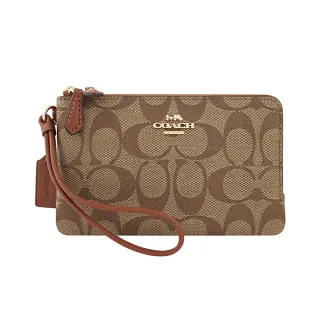 COACH焦糖色荔枝紋金字金屬LOGO後拉鍊袋手提/斜背波士頓包 歷史價格詳細信息