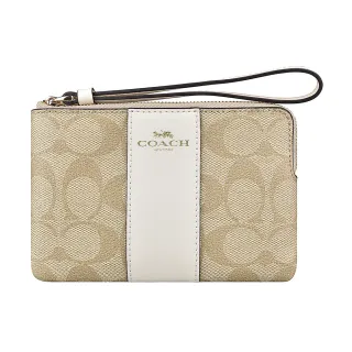 COACH 馬車印花PVC拼接皮革斜背相機包(奶白) 歷史價格詳細信息