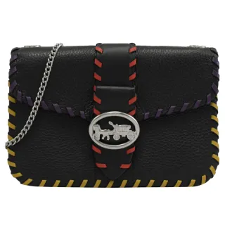 【COACH】撞色滿版C印花拼接皮帶飾信用卡零錢中夾(駝/深咖) 歷史價格詳細信息