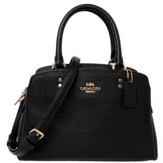 COACH 金屬馬車荔枝皮革對折拉鍊短夾(黑色) 歷史價格詳細信息