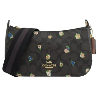 【COACH】深咖啡滿版c logo大側肩包(1665 IMAA8) 歷史價格詳細信息