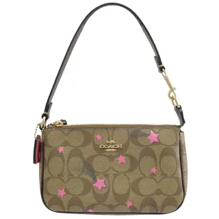 COACH星星印花口袋長版羊毛披肩/圍巾(粉紅) 歷史價格詳細信息