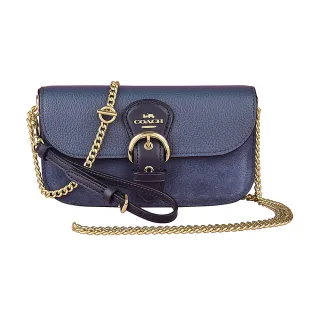 Coach 灰白色麂皮側肩包  (二手) 歷史價格詳細信息