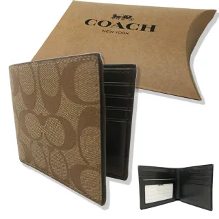 【COACH】C LOGO卡片名片鏈帶零錢包(焦糖/黑) 歷史價格詳細信息